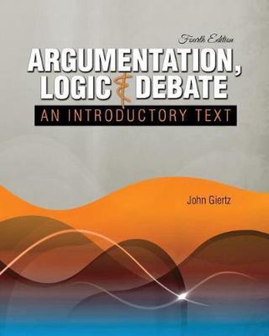 Argumentation, Logic and Debate: An Introductory Text - cover
