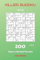 Killer Sudoku - 200 Easy to Normal Puzzles 12x12 vol.17