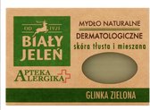 Bialy Jelen - Natuurlijke Dermatologische Zeep met Groene Klei - Goed Voor Vette Huid Met Eczeem Vergrote Porien  Acne en Meeeters