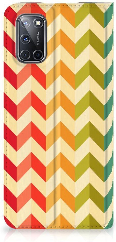 Coque Smartphone OPPO A52 | A72 Nice Phone Case Zigzag Color