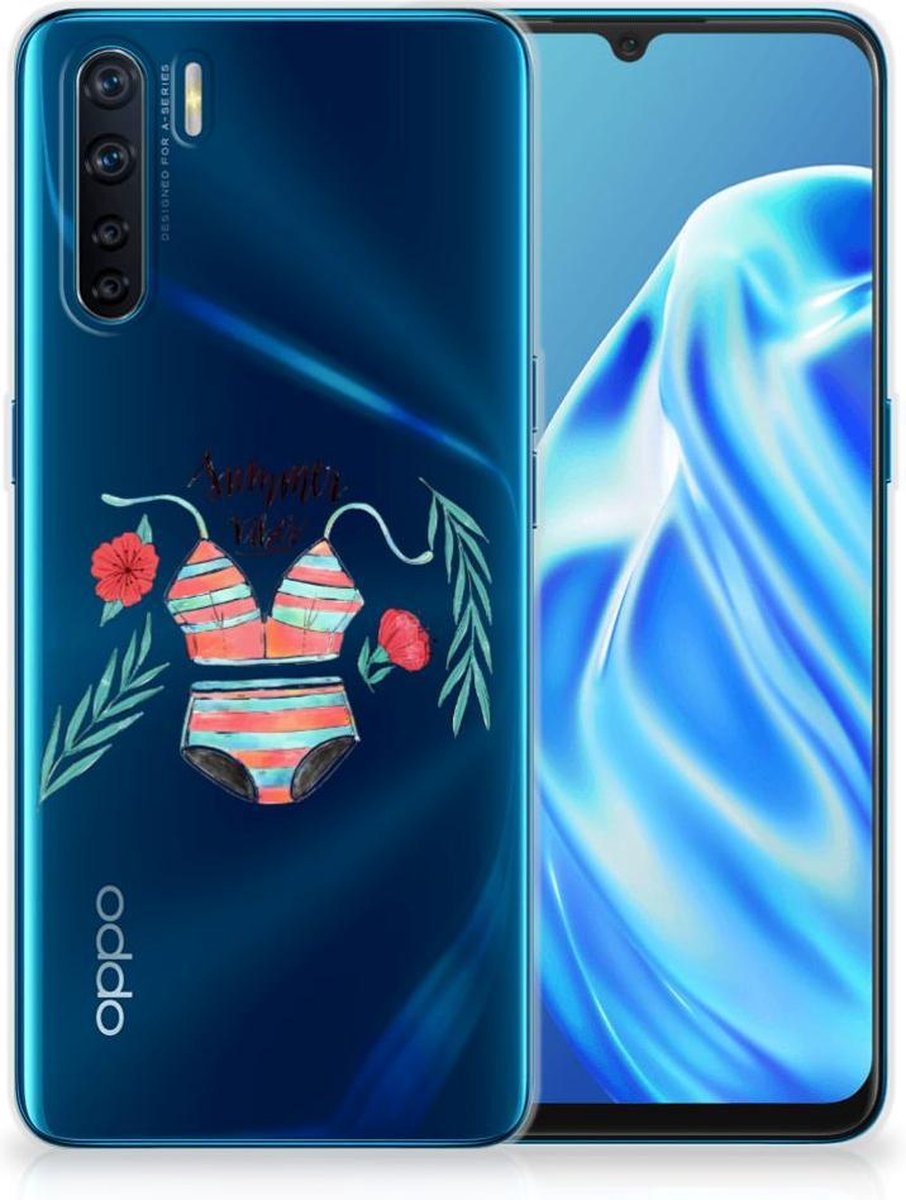 OPPO A91 Telefoonhoesje met Naam Boho Summer