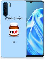 Smartphone hoesje OPPO A91 Leuk Hoesje Nut Home