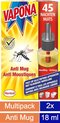2 x recharges Vapona Anti Mosquito Plug Value Pack