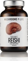 Mushrooms4Life – Biologische paddenstoel Reishi Capsules (60 stuks)