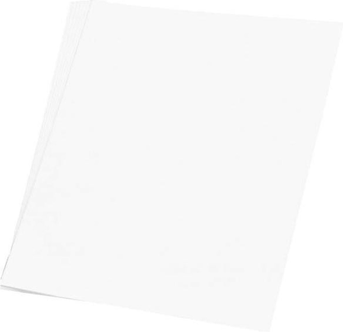 Waterig poeder Smelten 4x stuks wit hobby kartonnen vellen 48 x 68 cm - knutselen materialen van dik  papier | bol.com