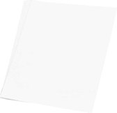 4x stuks wit hobby kartonnen vellen 48 x 68 cm - knutselen materialen van dik papier