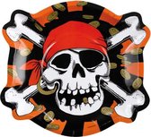 Piraten bordjes 6 stuks