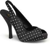 Zwarte pumps Boudine met polkadots 41