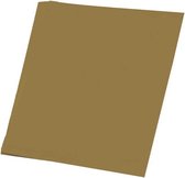 10x Gouden karton vel 48 x 68 cm - Hobbykarton - Hobby/knutselmateriaal