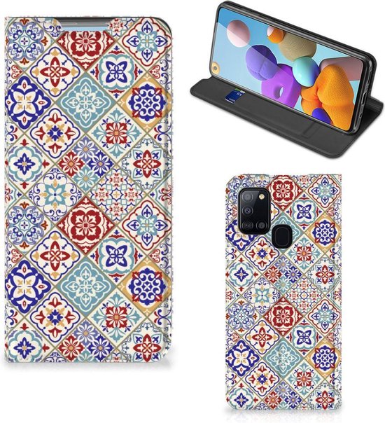 Samsung Galaxy A21s Standcase Tiles Color