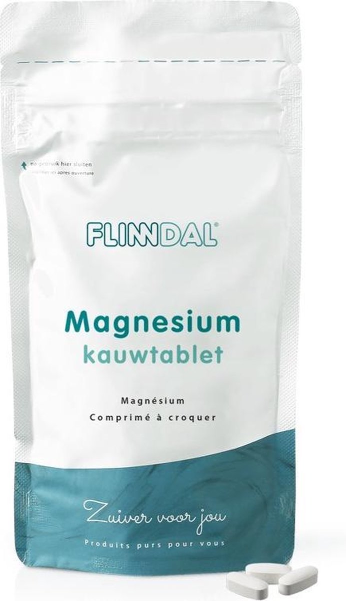 Sentimenteel haar ritme Flinndal Magnesium Kauwtablet 30 kauwtabletten - Helpt bij vermoeidheid,  voor spieren... | bol.com