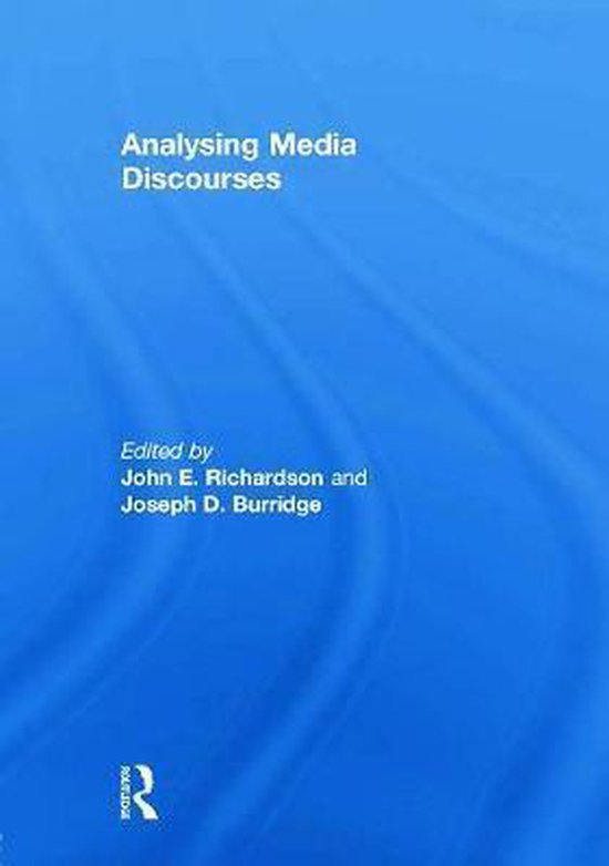 Analysing Media Discourses 9780415632249 Boeken Bol analysing-media-discourses-9780415632249-boeken-bol