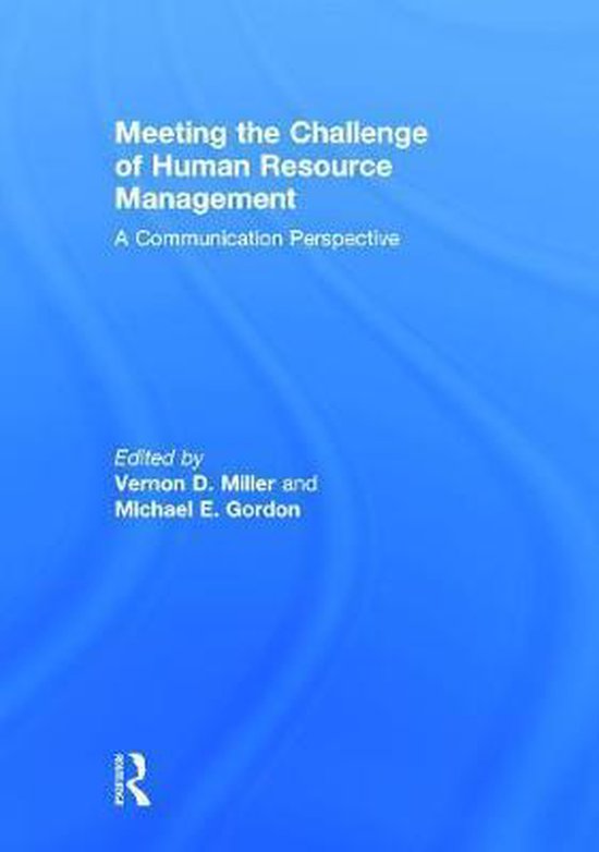 Meeting the Challenge of Human Resource Management - cover
