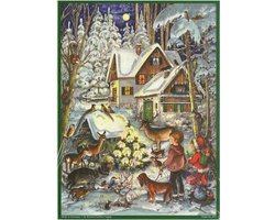 Adventskalender Kerstfeest met de dieren Nr. 805 (geen chocolade)