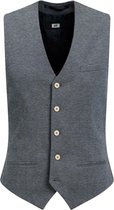 WE Fashion Heren gilet met structuur - Maat XXL (56)