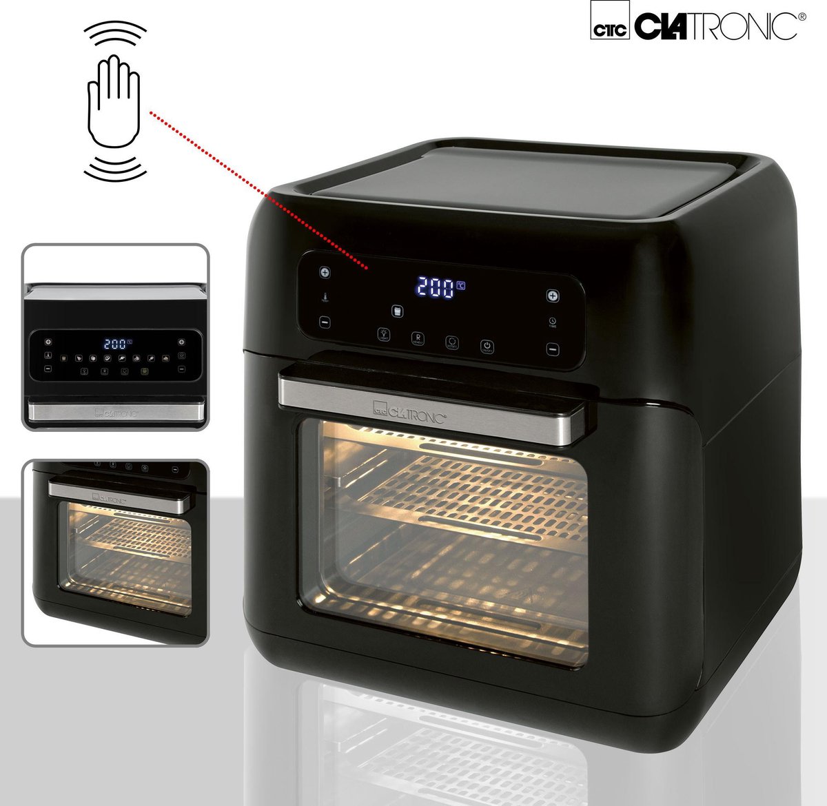 Clatronic FR 3747 H Airfryer met Dubbele Lade - afbeelding 3