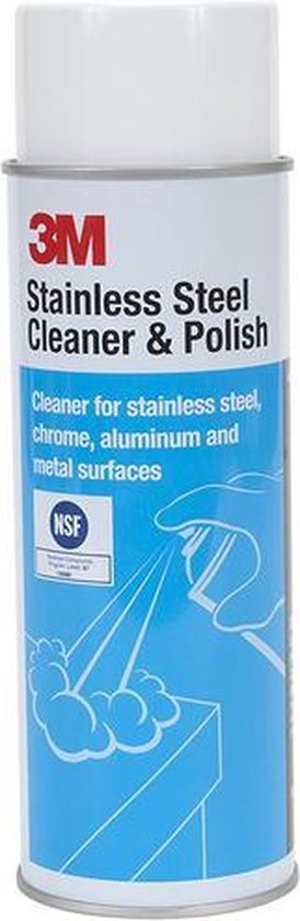 Wegenbouwproces Grazen regeling 3M RVS cleaner - polish - Stainless steel - schoonmaken - Cleanen - poetsen  | bol.com