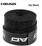 HEAD overgrip - Dry- zweetabsorberend- antislip - tennis- tennisgrip - soft - zwart- 1 stuk