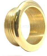 Ring - Rozet - Messing - Massief - Voor plaatdikte 19mm