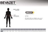 Dassy Bolt Canvas bretelbroek met kniezakken 400149 - binnenbeenlengte Standaard (81-86 cm) - Zwart/Antracietgrijs - 52