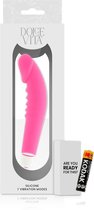 DOLCE VITA | Dolce Vita  Realistic Pleasure Pink  Silicone