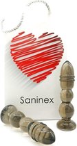 SANINEX SEXTOYS | Saninex Delight Plug-dildo Transparent Dark