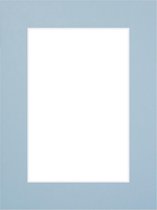 Passe Partout Baby Blauw - 50 x 60 cm - Uitsnede: 39 x 49 cm - Per 5 Stuks