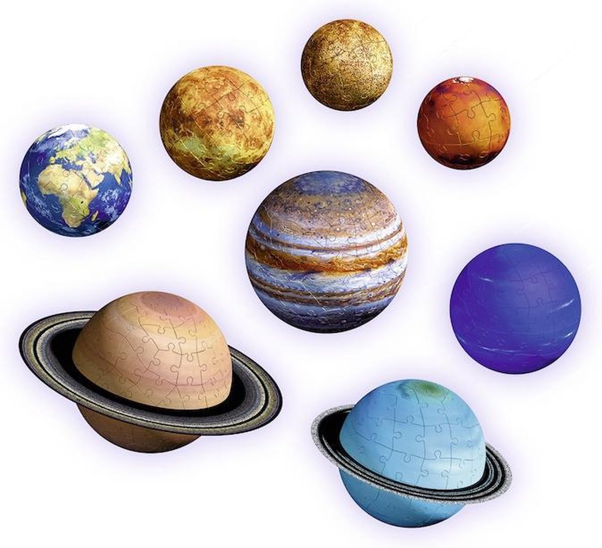 Ravensburger 3D Zonnestelsel - 3D puzzel - 27/54/72/108 stukjes — afbeelding 6