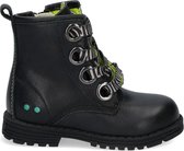 Bunnies JR Tosca Trots Meisjes Biker Boots - Zwart - Leer - Veters