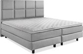 Boxspring Luxe compleet Grijs 140x220