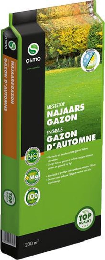 Engrais Gazon Complet DCM All-In-One 20 Kg - Jusqu'à 400 M², Action 100 Jours - Anti-mousse, Riche En Magnésium Et Fer