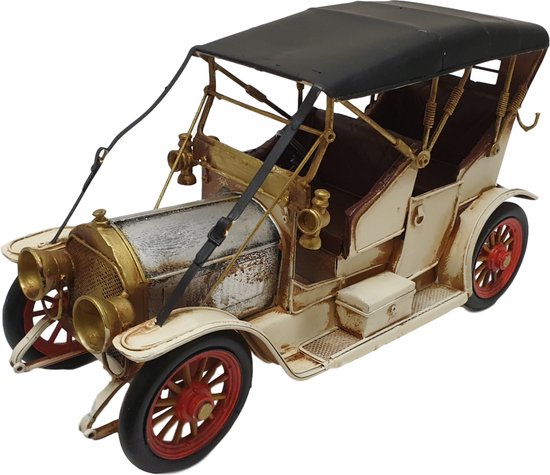 schroef vergeven bijnaam Miniatuur autos - Oldtimer als decoratie modelauto 33cm metalen auto |  bol.com
