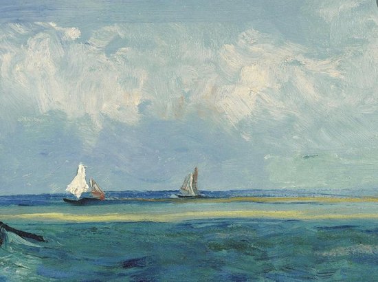 Vincent van Gogh, Zeegezicht bij Les Saintes-Maries-De-La-Mer, 1888 op  canvas, | bol.com