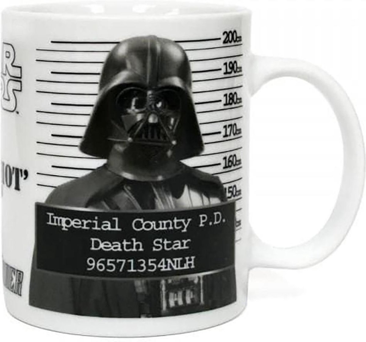 Star Wars: Darth Vader Police Record Mug