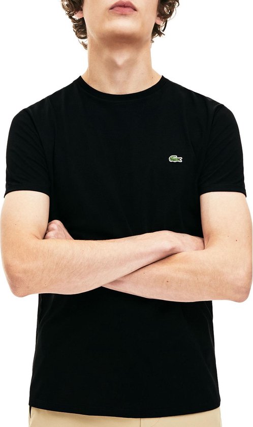 Lacoste Heren T-shirt - Black - Maat M