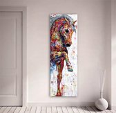 Diamond painting paard multicolor 30 x 90 cm
