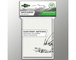 Pokemon blackfire sleeves small glossy front matte back white (60) (62x89mm)
