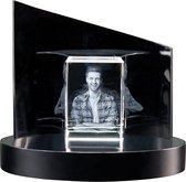 3D Foto in glas Afm: 60 x 90 x 60 mm incl. fraaie, design lichtsokkel * AANBIEDING *