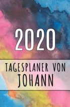 2020 Tagesplaner von Johann: Personalisierter Kalender für 2020 mit deinem Vornamen