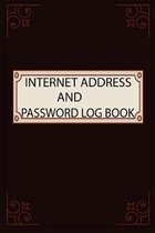 Internet Address and Password Log Book