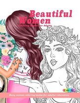 Beautiful women coloring books for adults