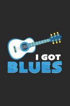 I got blues: 6x9 Blues - grid - squared paper - notebook - notes