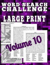 Word Search Challenge Large Print: Word Search Challenge Large Print