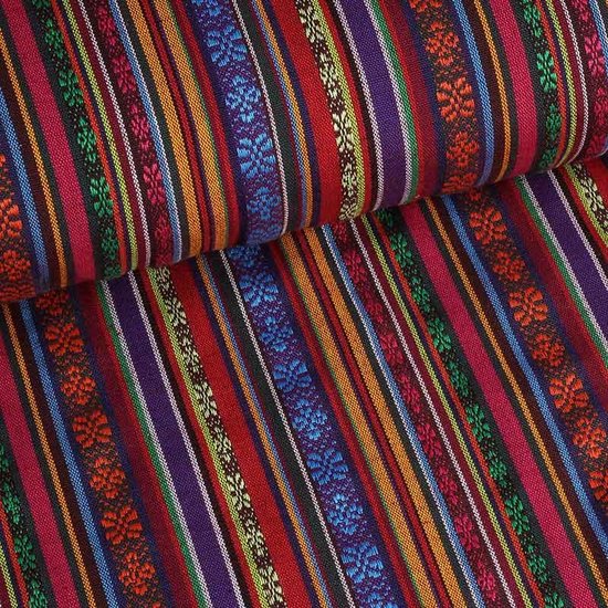 Funkytex Mexico stof multicolor Rood 3 Meter | bol.com