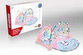 Babygym Roze - Interactief Speelkleed - Babygym speeltjes - Speelmat baby - Speelkleed Met Boog - Baby Speelmat Gym – 50x45x10cm