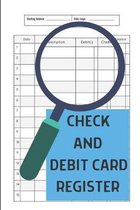 Check And Debit Card Register