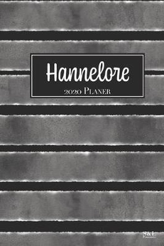 Hannelore 2020 Planer - cover