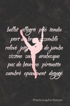 Practice Log For Dancers: Practice Log Book For Young Dancers