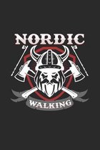Nordic walking: 6x9 Nordic Walking - dotgrid - dot grid paper - notebook - notes