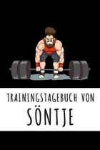 Trainingstagebuch von Söntje: Personalisierter Tagesplaner für dein Fitness- und Krafttraining im Fitnessstudio oder Zuhause